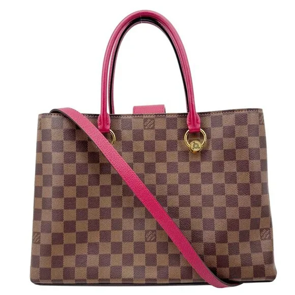 Louis Vuitton LV Riverside Damier Ebene Tote Bag Brown - Picture 3 of 12